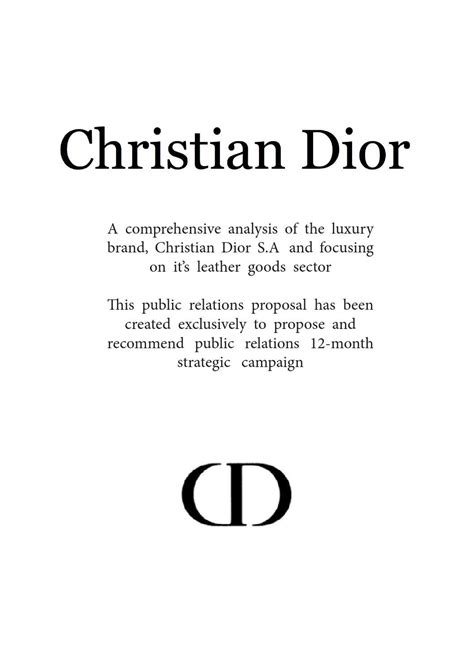 what is the brand image of dior|dior's vision.